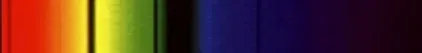 Absorption spectrum of almandine garnet