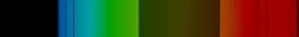 Absorption spectrum of ruby